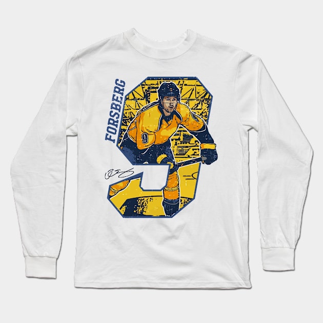 filip forsberg offset Long Sleeve T-Shirt by iMerchi